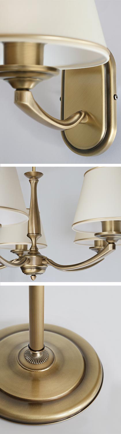 Lampy klasyczne z mosiądzu